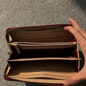 Kate Spade burgundy/maroon wallet